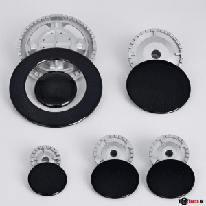 11 PCS Gas Hob Burner Crown And Flame Cap Cover Set Fit For SABAF Stoves
