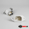 Premium 3 Pin Power Socket Terminal 10A 250V Replacement Part