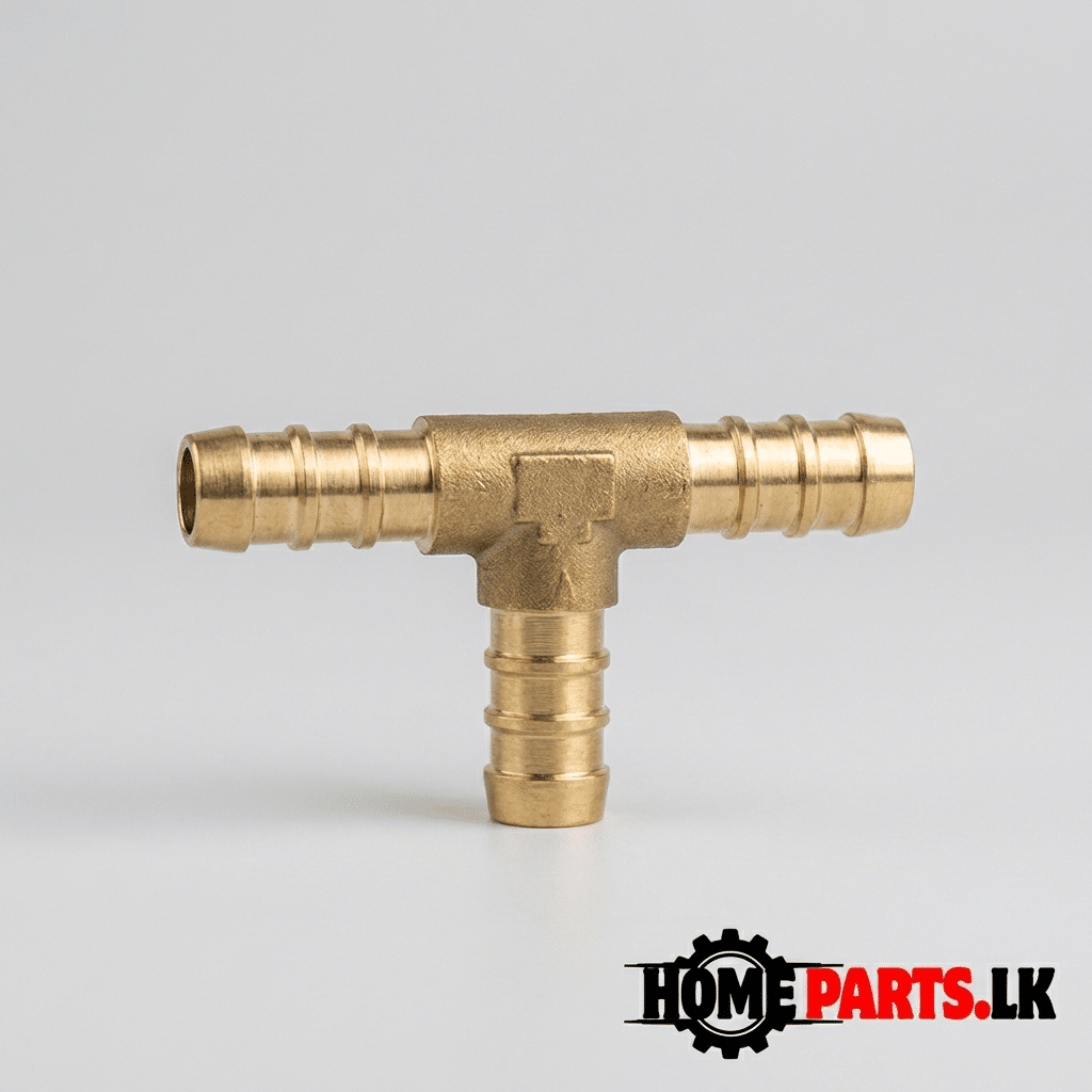 Heavy Duty Brass Gas Cooker Stove T Piece Hose Connector 3 Way Splitter