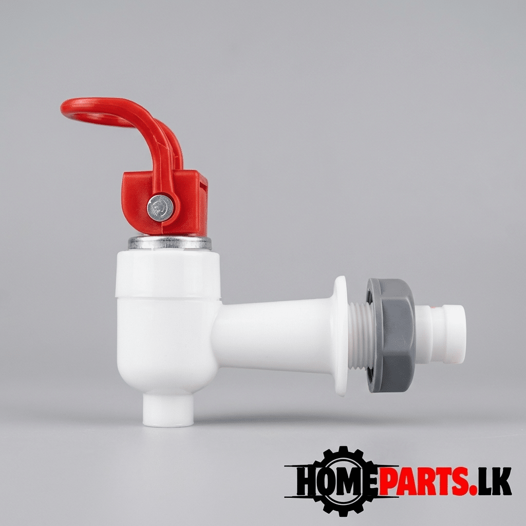Water Dispenser Tap Replacement with Red Lever Handle – Water Filter Spare Parts Sri Lanka